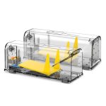 Beste muizenval HEIMWERT Live Trap Muizenval Set van 2 met wateropslag + aasbox + ventilatieopeningen - muizen live-val met snelsluiting uitgang zonder muizencontact I Muisvallen Live Traps Set