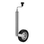 800lb 362kg 48mm Jockey Solid Rubber Wiel met stalen rand